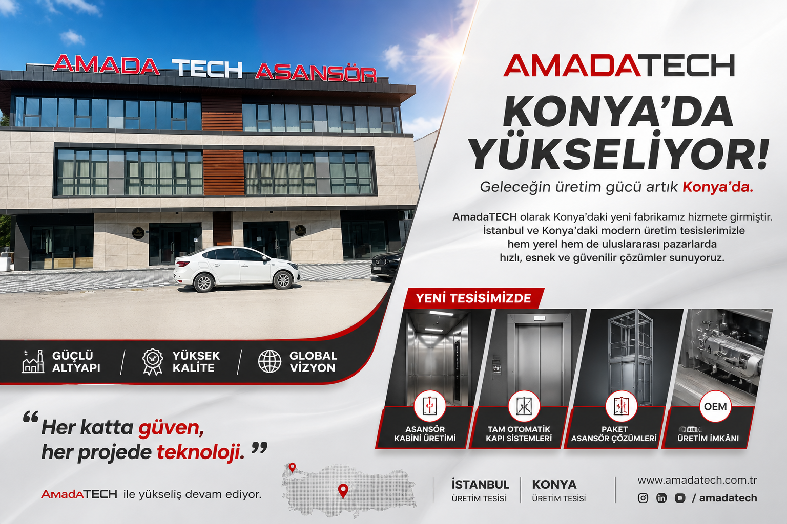 AmadaTECH Konya Yemek Asansörü Blog
